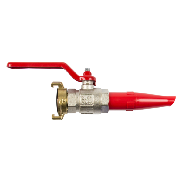 Crevice nozzles with ball valve