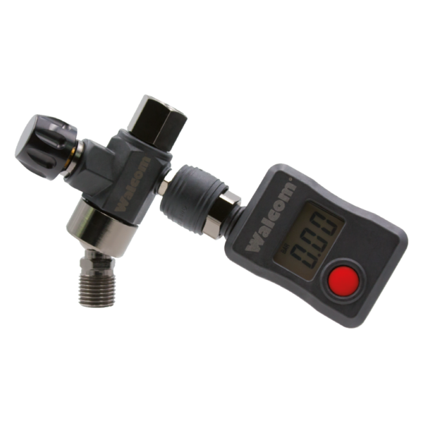 Digitale Druckanzeige für Becherpistolen 