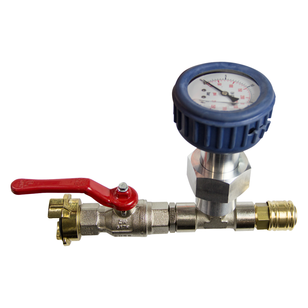 Low-pressure injection attachment with bayonet