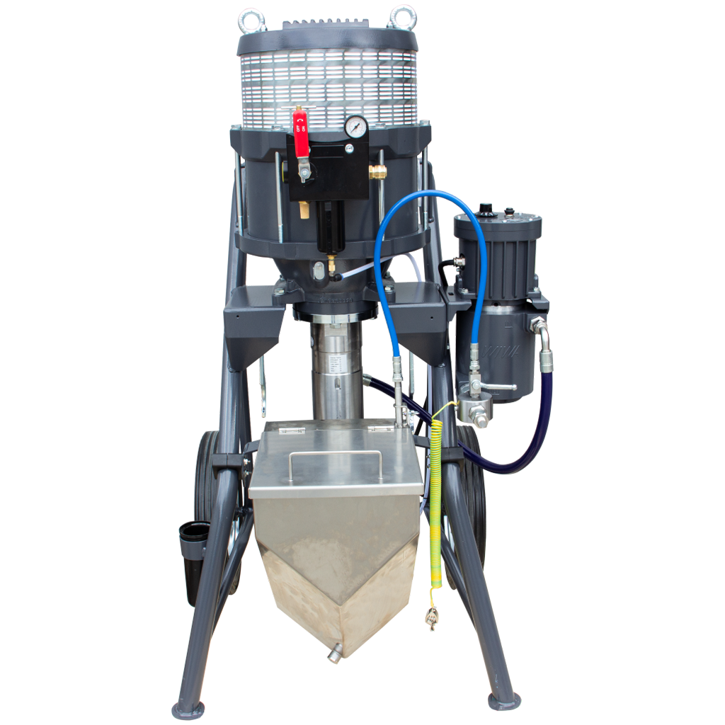 Pneumatic piston pump BMP 333 with heater