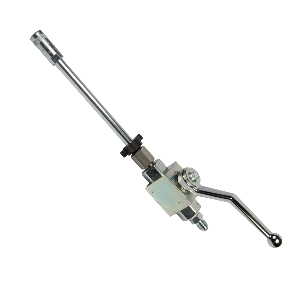 Injection set rigid with ball tap