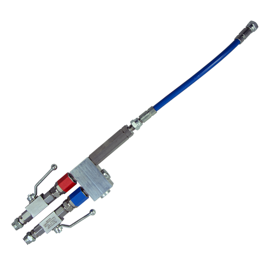 Mixing valve without flushing device