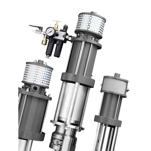 Pneumatic low-pressure pumps