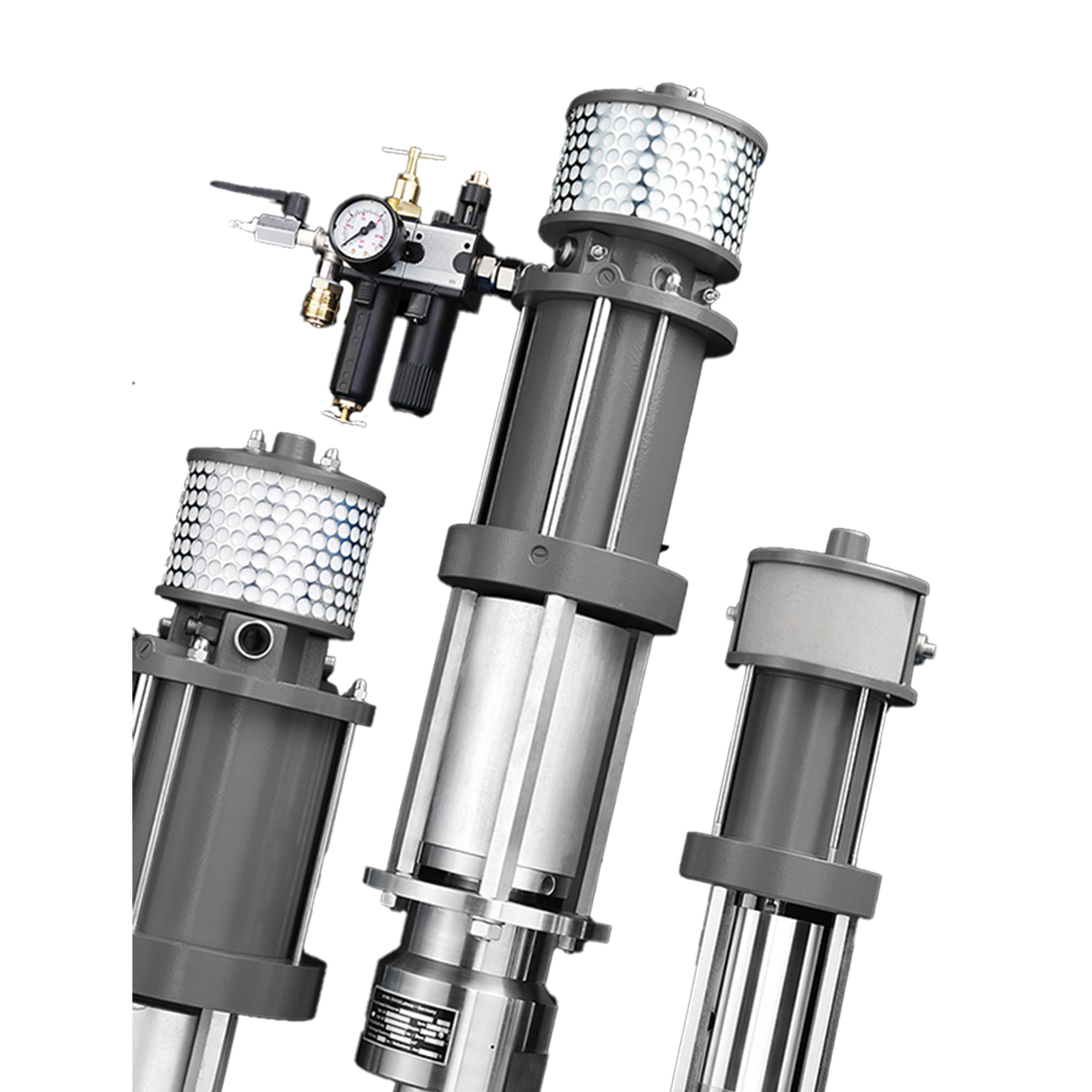 Pneumatic low-pressure pumps